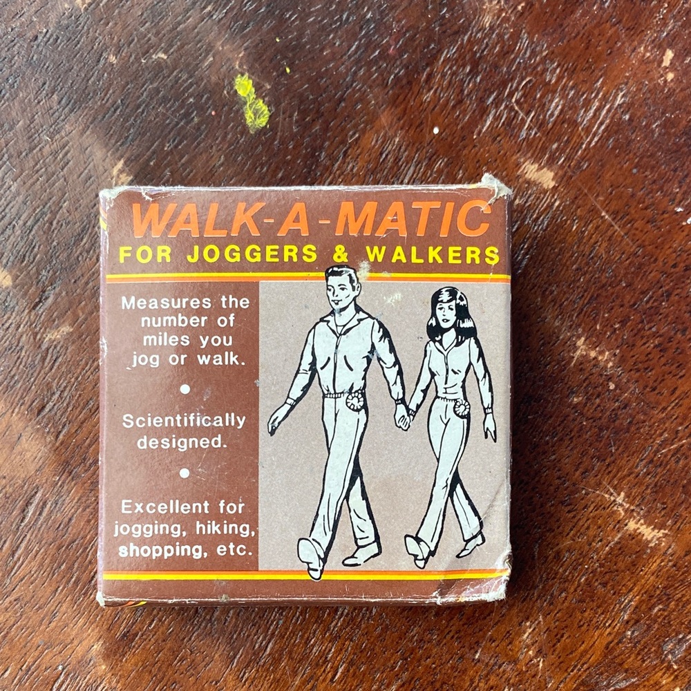 Vintage Walk-A-Matic Pedometer for Joggers and Walkers